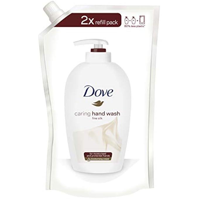 Dove REFILL PACK FINE SILK WASH LOTION PACK OF 10 (10 X 500 ML) - Image 2